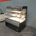 Bakery open style Curved Glass Cake Refrigerator Showcase